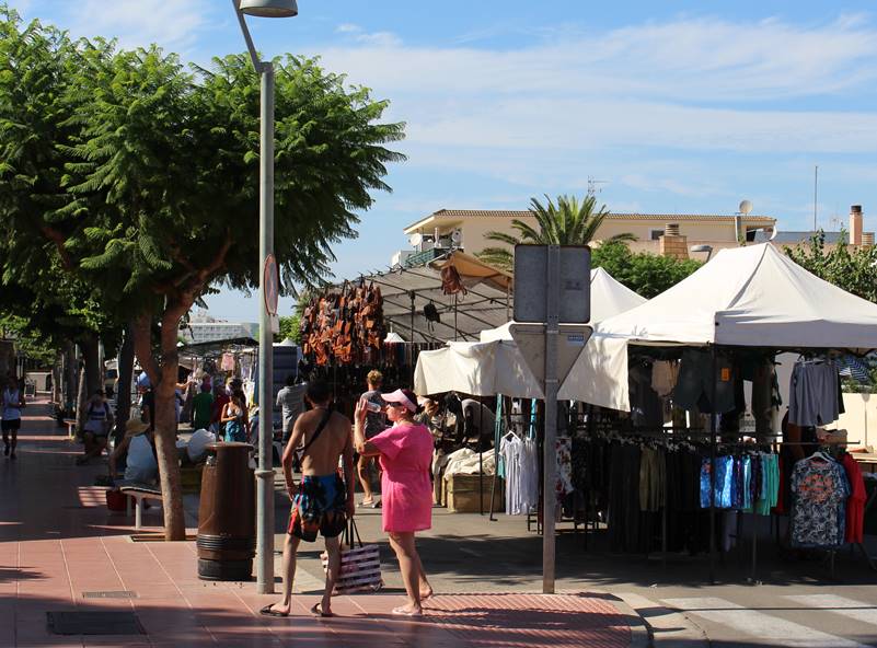 Mercado de la Colonia de Sant Jordi en Mallorca